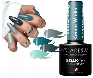 Claresa Lakier Hybrydowy Uv/led Green Winks - Lakiery hybrydowe - miniaturka - grafika 1