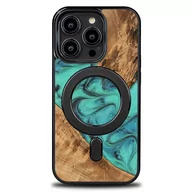 Etui i futerały do telefonów - Etui Bewood Unique na iPhone 14 Pro - Turquoise z MagSafe - miniaturka - grafika 1