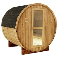 Sauny - Sauna fińska ogrodowa zewnętrzna beczka 6 osobowa 210x180 Forsa-HG - miniaturka - grafika 1