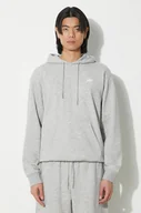 Bluzy męskie - New Balance bluza Sport Essentials męska kolor szary z kapturem melanżowa MT41508AG - miniaturka - grafika 1