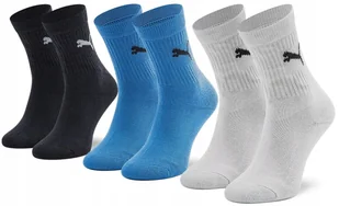 3 PARY PUMA STOPKI MULTI 3 PACK SKARPETKI R.35-38 - Skarpetki damskie - miniaturka - grafika 1