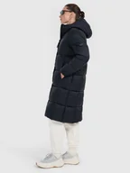 Kurtki damskie - KURTKA DAMSKA PUCHOWA 4F ZIMOWA PŁASZCZ APRES SKI TDJAF586 AW25 S - miniaturka - grafika 1