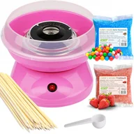 Inne urządzenia gastronomiczne - Domowa Maszyna do Waty Cukrowej Maszynka do Robienia Waty + Cukier 2x 100g - miniaturka - grafika 1