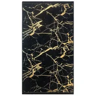 Dywany - Dywan drukowany Neva petra folia 160 x 230 cm czarno-złoty - miniaturka - grafika 1