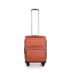 Stratic Bendigo Light+ walizka z miękką obudową, walizka podróżna na kółkach, bagaż podręczny, zamek TSA, 4 rolki, możliwość rozszerzenia, rozmiar S, Rosso Clay, Rosso Clay, S, 34- - Walizki - miniaturka - grafika 1