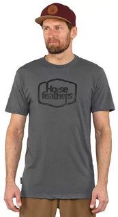Koszulki dla chłopców - Horsefeathers ROOTER hexa gray koszulka męska - M - grafika 1