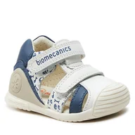 Buty dla chłopców - Sandały Biomecanics 242127 B Blanco - miniaturka - grafika 1