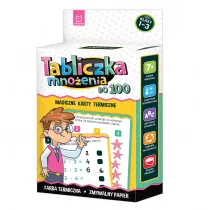 Tabliczka mnożenia do 100. Magiczne karty termiczne - Pozostałe książki - miniaturka - grafika 1