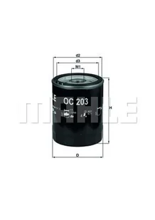 Filtr oleju Mahle OC 203 - Filtry oleju - miniaturka - grafika 1