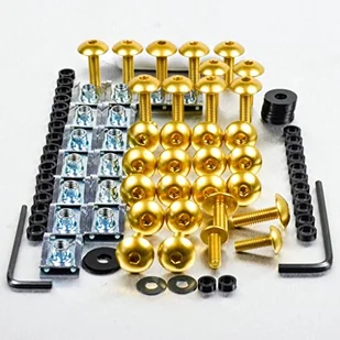 Pro-Bolt FYA399 aluminiowy zestaw śrub do obudowy Yamaha R1, czarny - Części motocyklowe - miniaturka - grafika 1