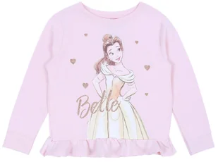 Różowa bluza Bella Księżniczki DISNEY 7-8 lat 128 cm - Moda i Uroda OUTLET - miniaturka - grafika 1