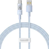 Kable USB - Kabel Baseus Gem USB-USB C 100W 1m (niebieski) - miniaturka - grafika 1