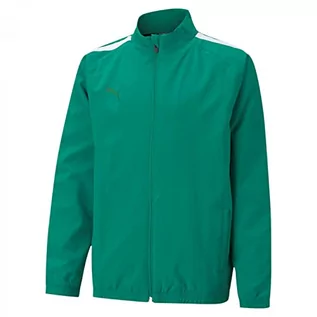 Bluzy dla dziewczynek - Puma Bluza dziecięca Teamliga Sideline Jkt Jr Pepper Green White 128 657260 - grafika 1