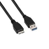 Kable komputerowe i do monitorów - AISENS A105 – 0044 – Kabel USB 3 (2 m, odpowiedni do obudów zewnętrznych, telefonów komórkowych i cyfrowych kamer) Czarny - miniaturka - grafika 1