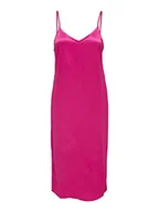 Sukienki - ONLY Onlvictoria Satin Strap Mid Dress Noos W sukienka damska - miniaturka - grafika 1