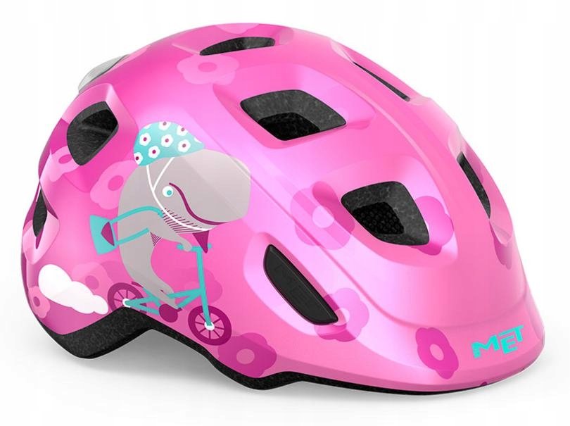 Dziecięcy kask rowerowy Met Hooray! Pink Whale Mips Rozmiar: S/m 52-55cm