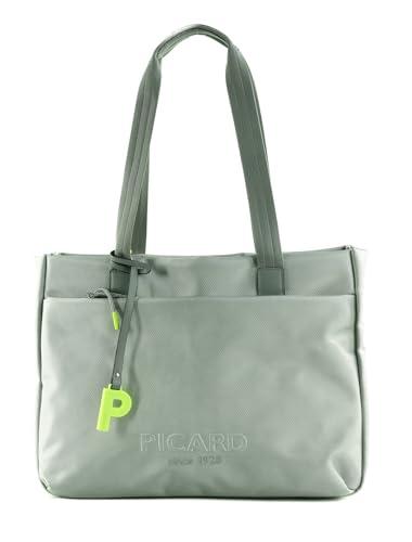 Picard Shopper LUCKY ONE dla kobiet z nylonu w kolorze srebrnym, wymiary: 9,5 x 42 x 29 cm, 32454U9017, srebro, Shopper