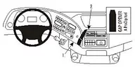 Akcesoria motoryzacyjne - Brodit 853355 ProClip  Mercedes Actros 7320288533551 - miniaturka - grafika 1