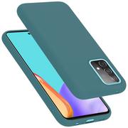 Etui i futerały do telefonów - Pokrowiec Do Samsung Galaxy A52 (4G / 5G) / A52s Etui w LIQUID ZIELONY TPU Silikon Case Cover Obudowa Ochronny Cadorabo - miniaturka - grafika 1