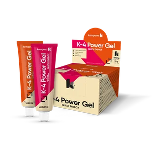 K4 Power Gel 70 g/15 szt, pomarańcza-limonka - Przedtreningówki - miniaturka - grafika 1