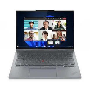 Lenovo ThinkPad X1 2-in-1 Gen 9 Intel Core Ultra 7 155U Hybryda (2w1) 35,6 cm (14") Ekran dotykowy WUXGA 16 GB LPDDR5x-SDRAM 512 GB SSD Wi-Fi 6E (802.11ax) Windows 11 Pro Niemiecki Szary 21KE003RGE 21KE003RGE - Laptopy 2w1 - miniaturka - grafika 1