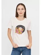 Koszulki i topy damskie - Bench Koszulka "Anita" w kolorze białym - miniaturka - grafika 1