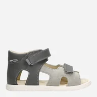 Buty dla chłopców - Sandały chłopięce skórzane Bartek 11042207 22 Szare (5904699056971) - miniaturka - grafika 1
