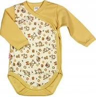 Body dla niemowląt - Body KOPERTOWE WCZEŚNIAK wzór OSIOŁEK BEŻ r 50 KLEKLE - miniaturka - grafika 1