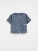 Bluzki dla niemowląt - Reserved - T-shirt z nadrukiem - ciemnoszary - miniaturka - grafika 1