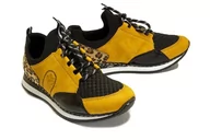Półbuty damskie - RIEKER N3083-68 sneaker yellow combination, półbuty damskie - Rieker - miniaturka - grafika 1