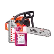 Piły spalinowe - Piła spalinowa NAC CST45-40-02AC + Olej do kosiarki NAC 2T 1L + Olej do prowadnic i łańcuchów NAC (1 litr) - miniaturka - grafika 1