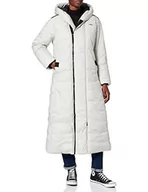 Kurtki damskie - G-STAR RAW Damska kurtka G-Whistler Padded Long Jacket, Blue (oyster blue B958-C628), M - miniaturka - grafika 1