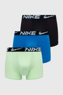 Majtki męskie - Nike bokserki 3-pack męskie kolor zielony - grafika 1