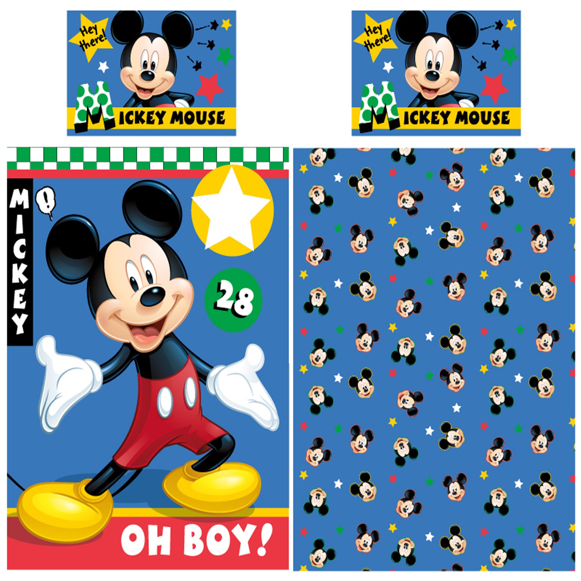 Disney Mickey Mouse pościel dziecięca / pościel dla malucha Oh Boy / Renforcé