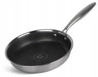 Patelnie - PATELNIA Stalowa Z Powłoką Nieprzywierającą PLASTER MIODU 30cm 7530 - miniaturka - grafika 1