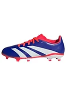 Piłka nożna - adidas Predator League J Football Boots Firm Ground Buty piłkarskie do piłki nożnej do kompaktowego terenu, Lucid Blue/Ftwr White/Solar Red, 35, Lucid Blue Ftwr White Solar Red, 35 EU - miniaturka - grafika 1