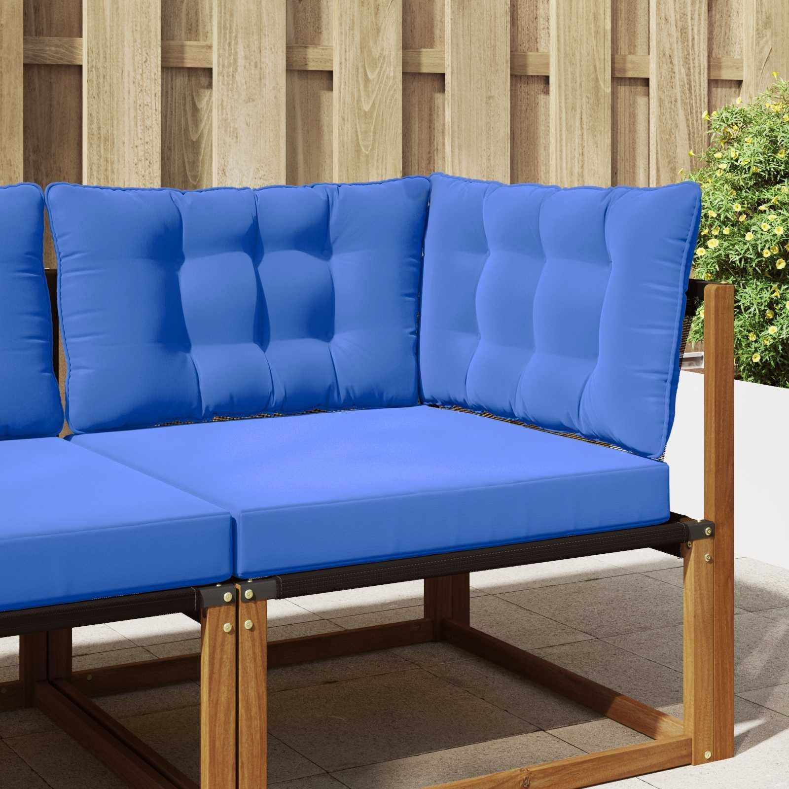 vidaXL Poduszka do sofy na zewnątrz 3 pcs Turkusowy Poliester 900930