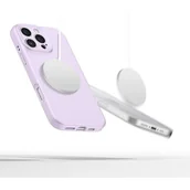 Etui i futerały do telefonów - Etui TECH-PROTECT Liquid Silicone Magsafe do Apple iPhone 16 Pro Max Fioletowy - miniaturka - grafika 1