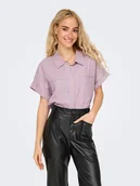 Bluzki damskie - ONLY Bluzka w kolorze fioletowym - miniaturka - grafika 1