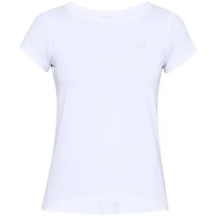 Koszulka damska Under Armour HeatGear SS White S - Koszulki sportowe damskie - miniaturka - grafika 1