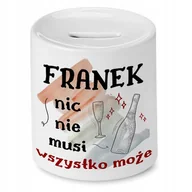 Skarbonki - Skarbonka Dla Franka na Urodziny na Prezent z Nadrukiem ze Zdjęciem - miniaturka - grafika 1