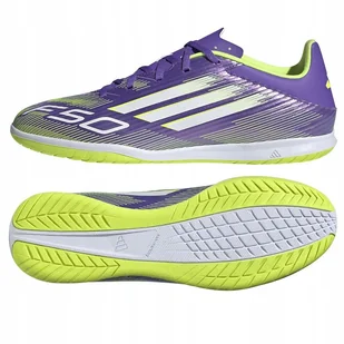 Buty adidas F50 Club IN JI0023 fioletowy 46 2/3 - Piłka nożna - miniaturka - grafika 1