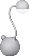 Lampy stojące - ActiveJet Lampka biurkowa LED szara AJE-FIXI Grey - miniaturka - grafika 1