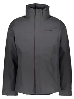 Kurtki i kamizelki sportowe damskie - Berghaus Kurtka funkcyjna 3w1 "Alpha 2.0" w kolorze szarym - grafika 1