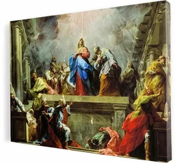 Zesłanie Ducha Świętego - obraz religijny na płótnie - Ikony i obrazy sakralne - miniaturka - grafika 1
