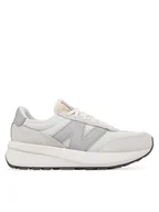 Buty dla dziewczynek - New Balance Sneakersy GS370AA Szary - miniaturka - grafika 1