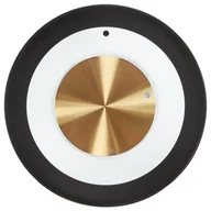 Zegary - Zegar ścienny cluses 30 cm metal czarny B563025 - miniaturka - grafika 1