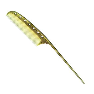 Y.S. Park, grzebień ze szpikulcem, model 113, żółty - Szczotki i grzebienie do włosów - miniaturka - grafika 1