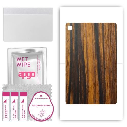 folia naklejka skórka strukturalna na TYŁ do Smasung Galaxy Tab S6 Lite Wifi SM-P613 - Drewno Tygrysie - apgo SKINS