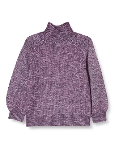 NAME IT Girl's NKFRILINE LS Knit Pullover, Hortensia, 122/128